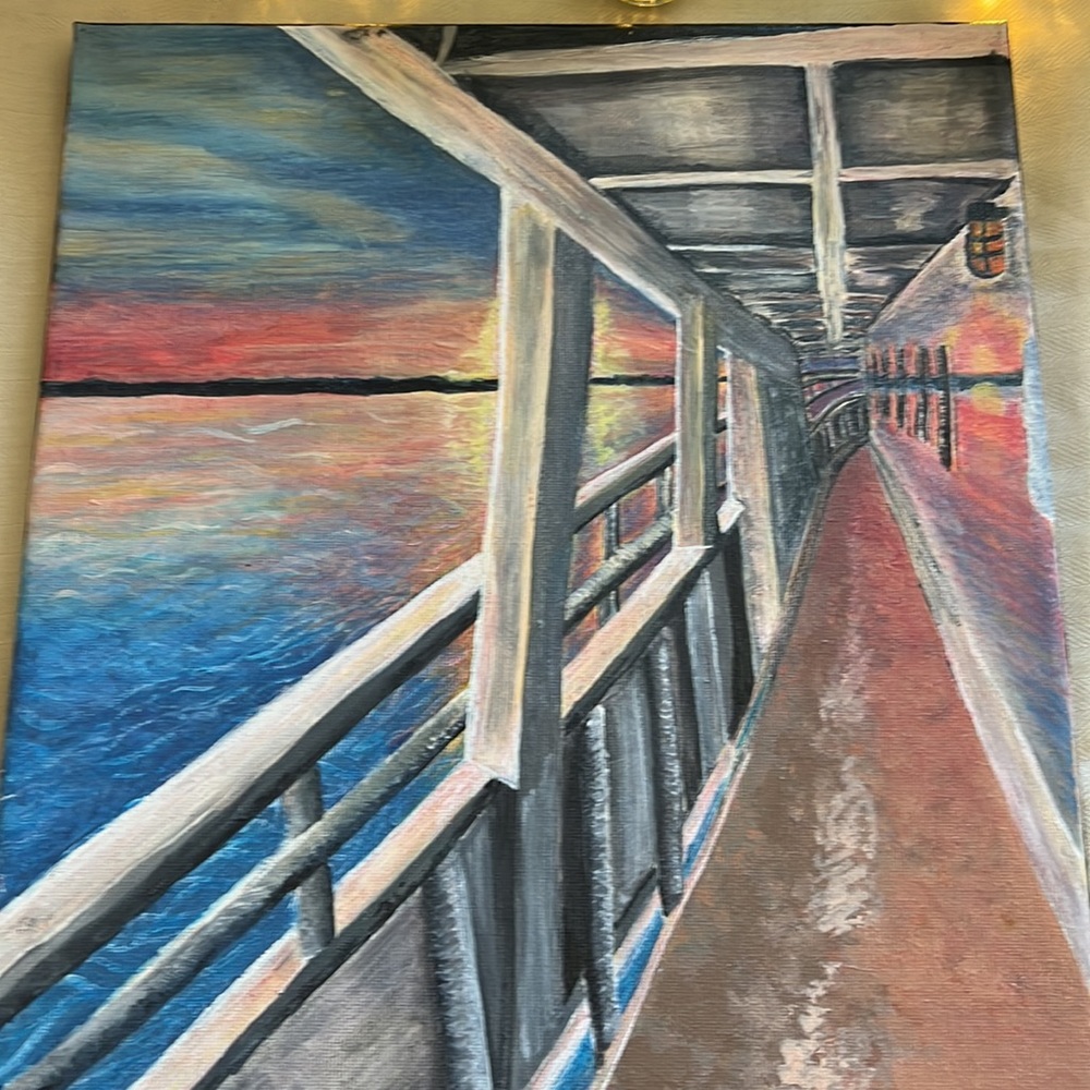 Sunset at Sea Painting - Picture 9 of 10